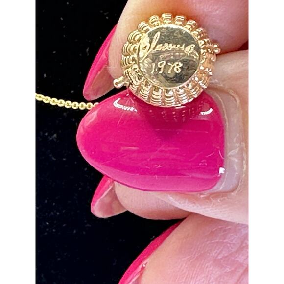 14k Nantucket Basket Necklace and Post Earrings Set- Necklace by G. E. Robbins - Picture 4 of 13